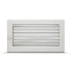 Obrazek Kratka kominkowa 17X30 z żaluzją biały