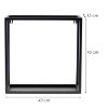 Obrazek Półka Loft KWS-715/03 40x15 czarny