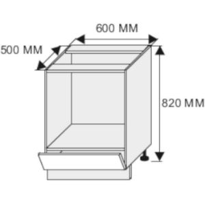 Obrazek Szafka kuchenna Essen grey D11K/60