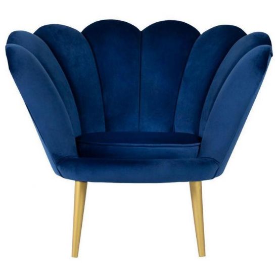 Obrazek Fotel Tristan Bluvel 86/złote