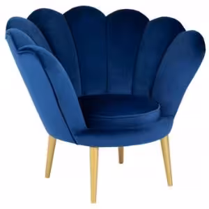 Obrazek Fotel Tristan Bluvel 86/złote