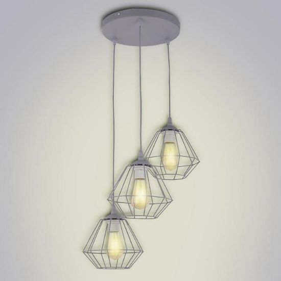 Obrazek Lampa Diamond Gray 4310 PL3