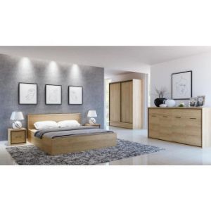 Obrazek Komoda M6 Mediolan Deska Natural Hikora