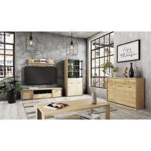 Obrazek Komoda M6 Mediolan Deska Natural Hikora