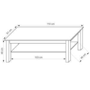 Obrazek Ława Cezar 19 110 sonoma