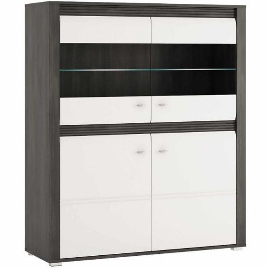 Obrazek Witryna Sevilla typ 33 2D sosna norweska/ biały