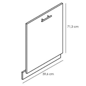 Obrazek Front Zmywarki Bono 60pz Dąb Lefkas