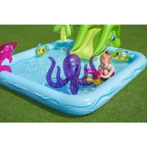 Obrazek Dmuchany plac zabaw ze zjeżdżalnią 2,39X2,06X0,86m 5305