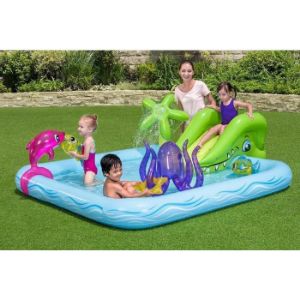 Obrazek Dmuchany plac zabaw ze zjeżdżalnią 2,39X2,06X0,86m 5305