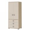 Obrazek Szafa 2D3S Kiki G23-BK/KI-01 beech/sand