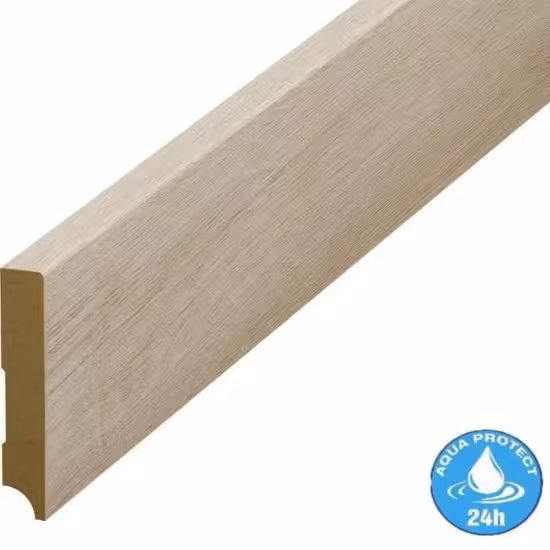 Obrazek Listwa przypodłogowa MDF 2400x78x14mm Dąb Sycylia WR 57522