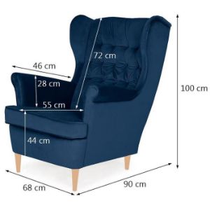 Obrazek Fotel Prince Bluvel 86/naturalne