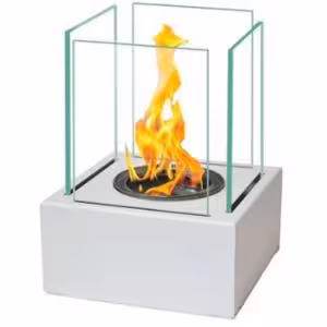 Obrazek Biokominek wolnostojący Smart biały strukturalny