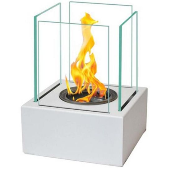 Obrazek Biokominek wolnostojący Smart biały strukturalny