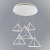Obrazek Lampa wisząca LED trójkąty 5 80W 310477 LW5