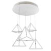 Obrazek Lampa wisząca LED trójkąty 5 80W 310477 LW5