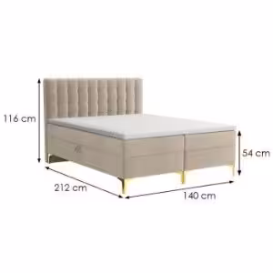 Obrazek Łóżko Arles Box Spring 140x200 Rico 01