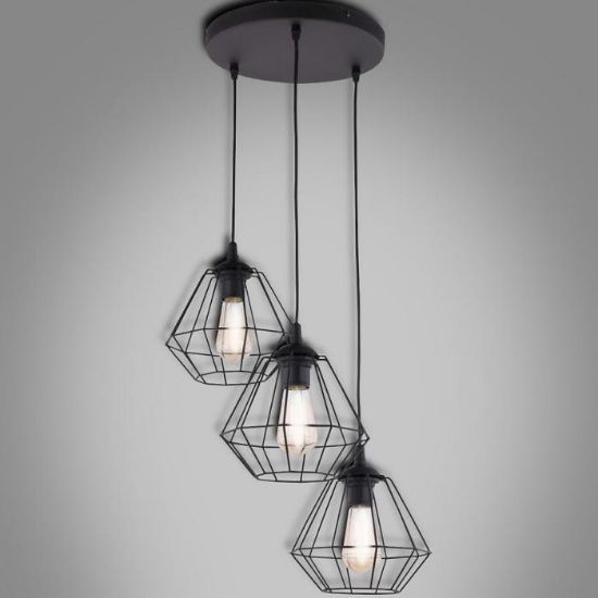 Obrazek Lampa Diamond Black 4308 PL3