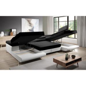 Obrazek Narożnik z funkcją spania Lotus U Orinoco 100+Madryt 120 prawostronny