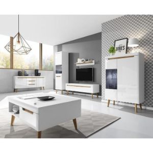 Obrazek Stolik RTV NORDI NRTV107 biały