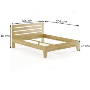 Obrazek Łóżko Buk LK189–160x200 rustikal 