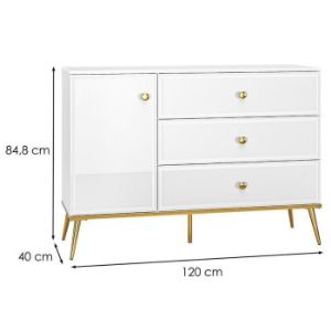 Obrazek Komoda Goldin 05 biały