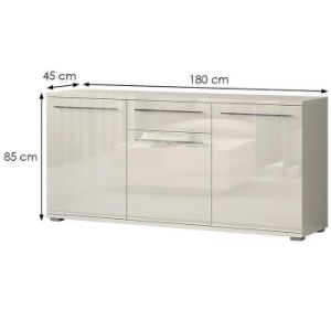 Obrazek Komoda Piano K180-3K1F/PN-71/KA/71 beige