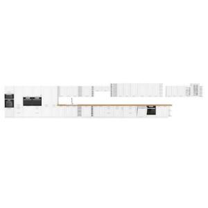 Obrazek Front kuchenny LUNA biały mat/biały front zm 713x596