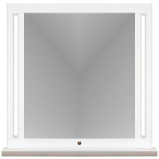 Obrazek Lustro Lille biały mat/dąb lefkas