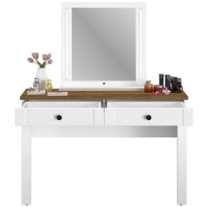 Obrazek Lustro Lille biały mat/dąb lefkas