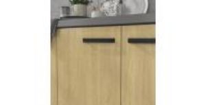 Obrazek  Szafka kuchenna SCANDI jodełka/antracyt 60dpm-215 2f 