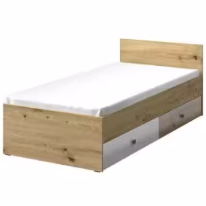 Obrazek Łóżko Nero 14 – Szary Połysk