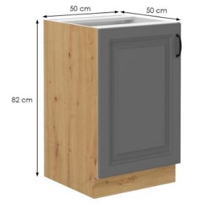 Obrazek Szafka kuchenna Stilo dustgrey/artisan 50zl 1f bb