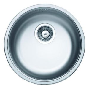 Obrazek Zlewozmywak stalowy jednokomorowy Rondo EC 192 FI435 plus syfon