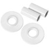 Obrazek  Zestaw maskujący do podłączenia grzejnika biały  