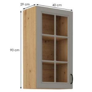 Obrazek Szafka kuchenna Stilo claygrey/artisan 40gs/90 1f