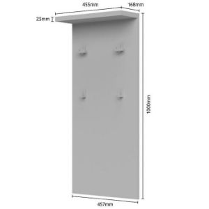 Obrazek Wieszak Piano Clk46 Biały Połysk