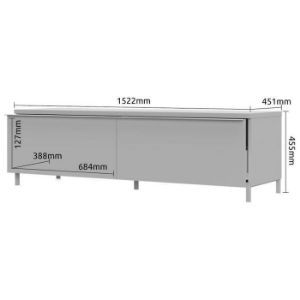 Obrazek Szafka RTV Onyx TV150-2F/ON anthracite/pacific walnut
