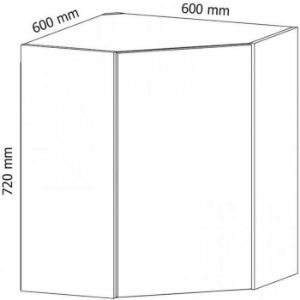 Obrazek Szafka kuchenna Gardena G60N grey