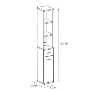 Obrazek Szafka Armario TYP B+C Sonoma