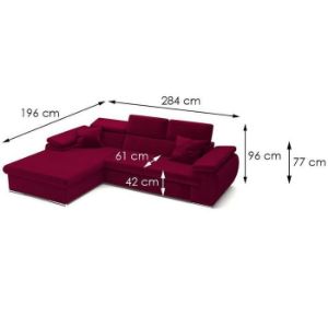 Obrazek Narożnik Polo L Kronos 02 plus poduszki Kronos 02
