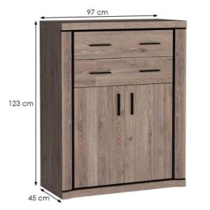 Obrazek Komoda Dallas D6 dąb truflowy