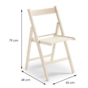 Obrazek Krzesło Libro 43x48x79 Cm White