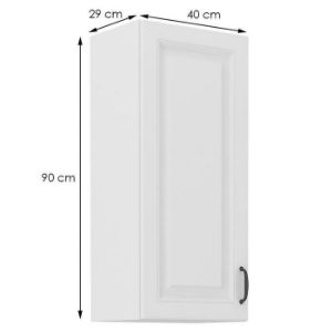 Obrazek Szafka kuchenna STILO biały mat/biały 40g-90 1f