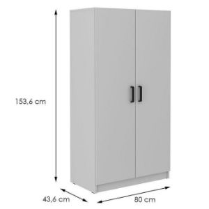 Obrazek Szafa 2f Malta Jasny Szary Typ 108