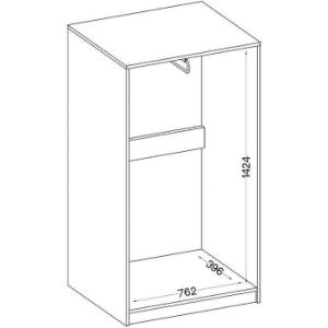 Obrazek Szafa 2f Malta Jasny Szary Typ 108