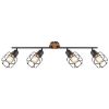 Obrazek Lampa 54037-4 Czarno-brązowa LS4