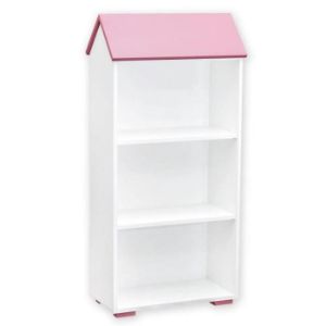 Obrazek Regał Bb02 3p Biały plus Różowy