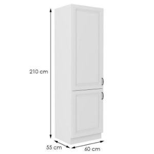 Obrazek Szafka kuchenna STILO biały mat/biały 60lo-210 2f