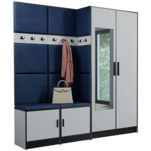 Obrazek Garderoba Roj 21 biała + Kronos 09 niebieska